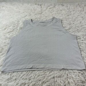 Lululemon Breeze By Muscle Crop Tank *lululemon White / White